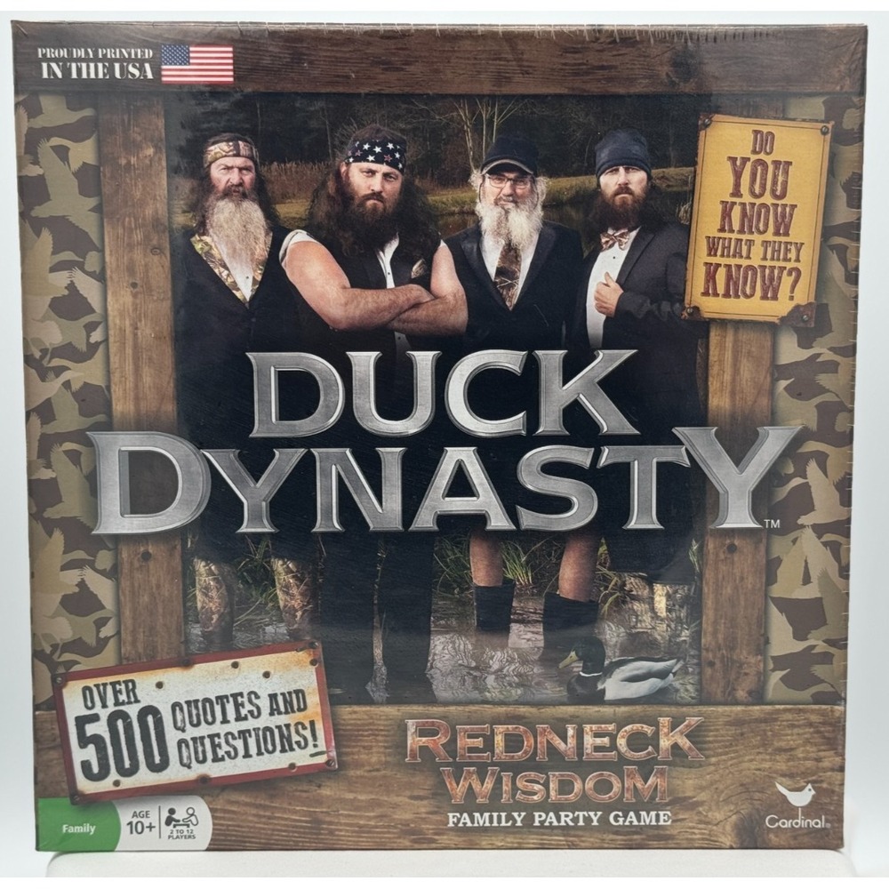 Duck Dynasty Redneck Wisdom Family Party Game - NEW Sealed